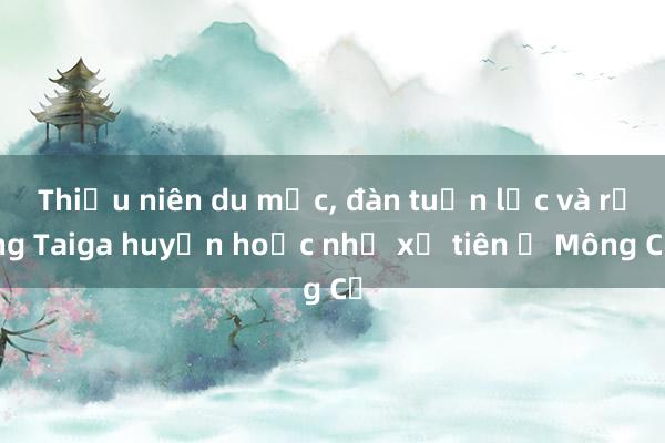 Thiếu niên du mục， đàn tuần lộc và rừng Taiga huyền hoặc như xứ tiên ở Mông Cổ